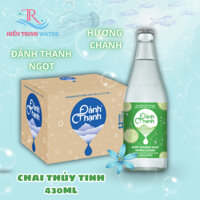 Nước Khoáng Đảnh Thạnh Ngọt Hương Chanh Chai Thủy Tinh 430ml - Đảnh Thạnh Chanh Có Gas Chai Sành