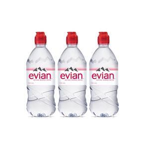 Nước khoáng đóng chai Evian chai 750ml