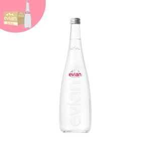 Nước khoáng đóng chai thủy tinh Evian 750ml x 12