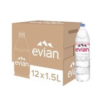 Nước Khoáng Evian 1.25l (thùng 12 chai) nhập từ Pháp