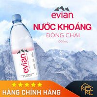 Nước khoáng Evian chai nhựa 1000 ML