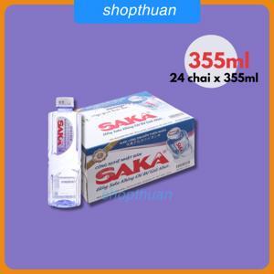 Nước khoáng i-on kiềm Saka Thùng 24 chai 355ml