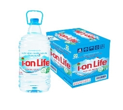 Nước khoáng I-on Life Thùng 4 chai 4.5 lít