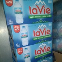 Nước Khoáng Lavie vị nguyên bản thùng 24 chai chai 350ml