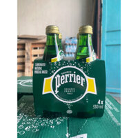 Nước khoáng Perrier nhập khẩu chính hãng từ Pháp ( 24 chai )- Hàng mới - chai thuỷ tinh