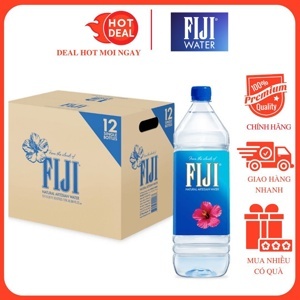 Nước khoáng thiên nhiên Fiji – Chai 1.5 lít, Thùng 12 chai