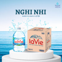 Nước khoáng thiên nhiên La Vie 6L (2 chai/thùng)