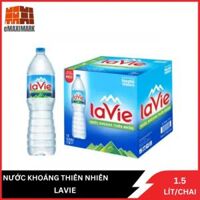 Nước Khoáng Thiên Nhiên Lavie Chai 1.5L (Thùng 12 Chai)
