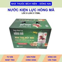 Nước kiện lực hồng mã lốc 6 lon nước uống xua tan mệt mỏi phục hồi thể lực