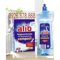 Nước làm bóng Alio 1000ml + Muối Alio 2kg