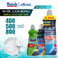 Nước Làm Bóng Chén Bát Finish Rinse & Shine Aid cho máy rửa bát Chai 800ml, 500ml, 400ml