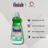 Nước Làm Bóng Chén Bát Finish Hữu Cơ Eco 0%  400ml Trợ Xả Cho Máy Rửa Bát