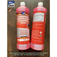Nước làm mát Bluechem Radiator Antifreeze Coolant Red cho động cơ mô tô, xe máy, ô tô