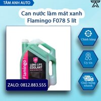 Nước làm mát động cơ ô tô Flamingo can xanh 5 lít F078