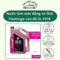 Nước làm mát động cơ Ôtô Flamingo can đỏ 5L F078