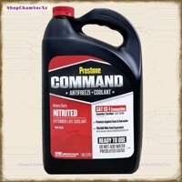 Nước làm mát động cơ Prestone Command dùng cho xe ô tô tải nặng (dung dịch màu đỏ) can 1 gal Hàng Mỹ