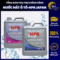 Nước làm mát ô tô - Nước mát động cơ ô tô màu xanh đỏ chính hãng NPR JAPAN 4L