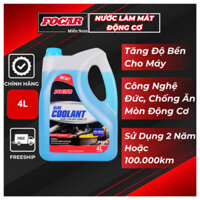 Nước làm mát xe hơi Focar Blue coolant 4L - Nước làm mát màu xanh,nước làm mát động cơ,nước làm mát máy hàng chính hãng