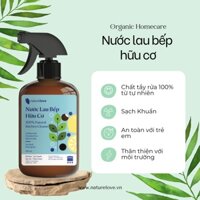 Nước lau bếp hữu cơ Nature Love - Chất tẩy rửa 100% tự nhiên - Không chất hoá học - An toàn với trẻ em - Sạch khuẩn