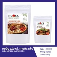 Nước lẩu gà - Ngọc’s Freshsauce- 1500ml+150g- Giao hàng nhanh