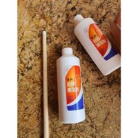 Nước lau gậy bida. Làm bóng và trơn cơ. Giữ nguyên màu gỗ
