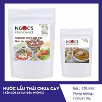 Nước lẩu hải sản chua cay - Ngọc’s Freshsauce- 1500ml+150g- Giao hàng nhanh
