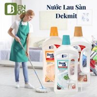 Nước lau sàn Ajax &  Denkmit dung tích 1L Làm sạch hiệu quả, Đuổi côn trùng, Bảo vệ sàn gỗ bền đẹp