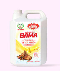 NƯỚC LAU SÀN BAMA HƯƠNG QUẾ VÀNG 5 LÍT