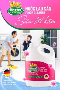 Nước lau sàn Batos Clean - hương hoa Lily 3.6 kg