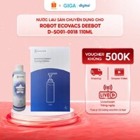 Nước lau sàn chuyên dụng cho Robot Ecovacs Deebot D-SO01-0018 110ml - Lau sạch bụi bẩn