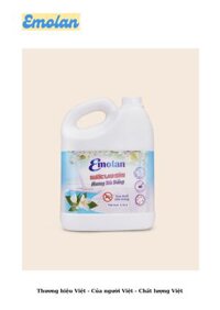 NƯỚC LAU SÀN EMOLAN HƯƠNG TRÀ TRẮNG 3500ml