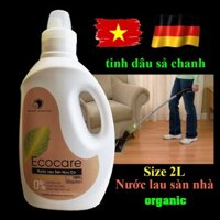 Nước lau sàn hữu cơ Ecocare đầu tiên hương sả chanh size 2 lit tại Nha Trang