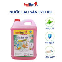 Nước lau sàn hữu cơ Lily Redstar 10L tiết kiệm cho cả gia đình, an toàn, sạch bóng, cho ngôi nhà thơm ngát