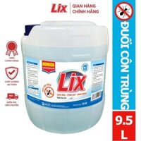 NƯỚC LAU SÀN LIX ĐUỔI CÔN TRÙNG CAN 9.5L LS095 NƯỚC LAU NHÀ DIỆT MUỖI DIỆT KHUẨN HỮU CƠ SẠCH BÓNG KHÔNG TÌ VẾT