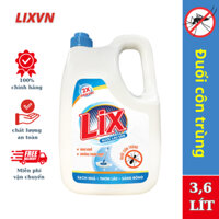 Nước lau sàn Lix đuổi côn trùng 3.6 lít  an toàn thơm ngát - LD360 -LIXVN