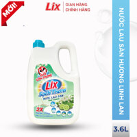 Nước lau sàn Lix sạch thơm hương Linh Lan và cam Bergamot cho nền nhà sạch bóng ngát hương 3,6L/c04 (chai) 18002