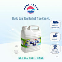 Nước Lau Sàn Nhà Và Nhà Tắm Herbal Tree Can 4 Lít Nội Địa Nhật