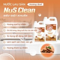 Nước Lau Sàn NuS Clean Hương Quế Sáng Bóng Ngăn Côn Trùng Diệt Khuẩn Can 9L