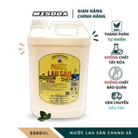Nước lau sàn sả chanh Hương Quế Trà Bồng 5000ml, Organic diệt khuẩn, xua đuổi côn trùng, an toàn sức khỏe