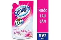 Nước lau sàn Sunlight Cif hương Lily Nhài Tây túi 1kg