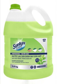 Nước lau sàn Sunlight đánh bay dầu mỡ 3,8 Kg