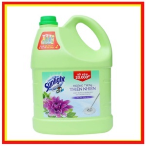 Nước Lau Sàn Sunlight Hương Hoa Hạ Dạng Chai 3.8kg