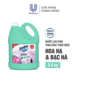 Nước Lau Sàn Sunlight Hương Hoa Hạ Dạng Chai 3.8kg