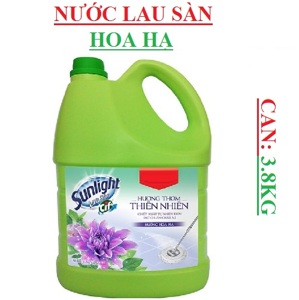 Nước Lau Sàn Sunlight Hương Lily & Nhài tây Chai 3.8kg