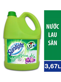 Nước Lau Sàn Sunlight Hương Hoa Hạ (chai 4kg)