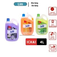 Nước Lau Sàn Suzy Hương Quế 4L Diệt Khuẩn Đuổi Muỗi Chống Trơn Trượt, Thành Phần Tự Nhiên_Tạp Hóa Nhà Lim