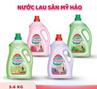 Nước Lau Sàn Thiên Nhiên An Toàn Mỹ Hảo Sạch Bóng Thơm Mát Bình 3.6 KG