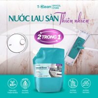Nước Lau Sàn Thiên Nhiên T-Clean 2L – Cho Cây Lau & Robot – Tinh Dầu TN – Sạch Nhanh, Khô Nhanh