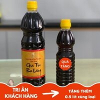 Nước mắm Ba Làng, nước mắm cá cơm 1 lít thượng hạng 18 tháng  TẶNG kèm 500ml cùng loại