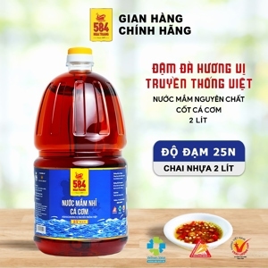 Nước mắm cá cơm 584 Nha Trang 25 độ đạm bình 2 lít